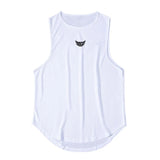Men's Gym & Bodybuilding Tank Tops - White - Gym Top - 4XL - Polyester - image 5