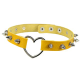 Women's Heart Choker Cosplay Collars - Black - Heart Choker - Medium - PU Leather - image 6