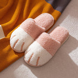 Women's Cute Cat Paw Slippers - Pink - Paw Slippers - 44-45 - Plush - image 11