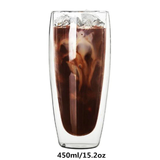 Glass Double Wall Borosilicate Mug Sets - Clear - 250ML 2PCS Coffee Cup Set - Borosilicate Glass - image 10