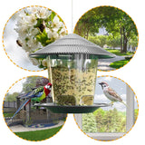 Squirrel Proof Hanging Bird Feeder - Brown - Hanging Bird Feeder - M - Plastic - image 6