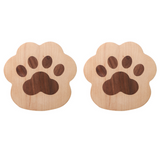 Funki Buys | Coasters | Cat Paw Solid Wood Coasters 4 Pcs - Beige - Paw Coaster / Maple / Wood / M - image 20