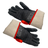 Funki Buys | Gloves | BBQ Smoker Protective ... - Black/Red - Heat Resistant Griller Gloves / 14 inches / Neoprene - image 10