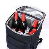 Thermal Insulated Food Drink Backpack - Gray - Camouflage / Cooler - L - Oxford Nylon - image 12
