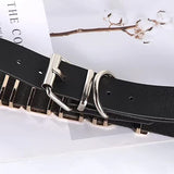 Unisex Gothc Puddin Choker Necklace - Black - 1 / Buckle / 17.32 x 0.78" / Necklace - M - PU Leather - image 30