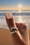 Unisex Adjustable Holding Hands Hug Ring - Gold 1 - Hug Ring - One Size - Zinc Alloy - image 28