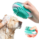 Dog Bathtime Shampoo Washers - Green - Pet Bath Brush - 4.52" x 2.75" x 2.6" - Silicone Rubber - image 8