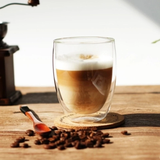 Glass Double Wall Borosilicate Mug Sets - Clear - 250ML 2PCS Coffee Cup Set - Borosilicate Glass - image 5