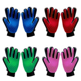 De-shedding Gloves 2 Pcs - Blue - 2 Pcs - One Size - Adjustable - Silicone - image 1