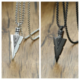 Funki Buys | Cremation Urn Necklaces | Arrowhead Ashes Urn - Silver - Urn Necklace / Stainless Steel / Medium - image 10
