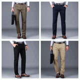 Men's Modern Stretch Business Work Pants - Khaki - Pants - 42 - Polyester Spandex - image 31
