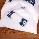 Cat Sleeping Bag Japanese Cat Bed - Blue/White - Cat Sleeping Bag - XL - Cotton - image 7