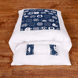 Cat Sleeping Bag Japanese Cat Bed - Blue/White - Cat Sleeping Bag - XL - Cotton - image 9
