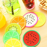 Fruit Design Drink Mats 6-7 Pcs Sets - Mixed - 7 Pcs Cup Coasters - Small - Silicone Rubber - image 4