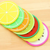 Fruit Design Drink Mats 6-7 Pcs Sets - Mixed - 7 Pcs Cup Coasters - Small - Silicone Rubber - image 3