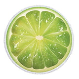 Fruit Printed Beach Mat Towel Throw - Green - 1 / STJ14-1 / Fruit Towel - Large - Microfibre - image 12