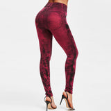 Funki Buys | Pants | Women's High Waist Jeans Jeggings - Black : Jeans Jeggins / 3XL / Polyester Spandex - image 22