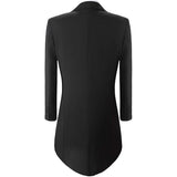 Men's Custom 3 Pcs Grooms Suit Tailcoat - Black - 3 Piece Groomsmen Tuxedo Suit - 6XL - Polyester - image 39
