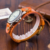 Men's Steampunk Goth Style Wide Watch - Black - Retro Watch - M - Alloy/Leather - image 11