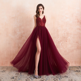 Women's Long Chiffon Tulle Prom Dress - Dark Gray - Dress - 22W - Chiffon/Tulle - image 38