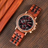 Men's Women's Stylish Wooden Watches - Blue - S18-6 / Customized / Wood Watch - Medium - Wood/Stainless Steel - image 15
