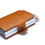 Men's Women's RFID Credit Card Holders - Black - RFID Wallet - 3.74 x 2.55 x 0.59" - PU Leather - image 13