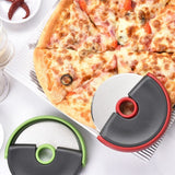 Stainless Steel Pizza Cutter Wheel - Bundle - Pizza Cutter Wheel Set of 2 - 4.33 x 0.79" - Stainless Steel - image 3