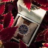 Men's Women's Stylish Wooden Watches - Blue - S18-6 / Customized / Wood Watch - Medium - Wood/Stainless Steel - image 29