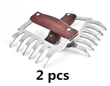 Meat Shredding Tools Forks Claws - Beige - 1 - Meat Bear Claws - 2 Pcs - Medium - Stainless Steel - image 28