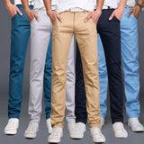 Men's Slim Fit Cargo Pant Mid-Waist Jeans - Army Green - Pants - 40 - Polyester Denim - image 24