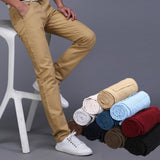 Men's Slim Fit Cargo Pant Mid-Waist Jeans - Army Green - Pants - 40 - Polyester Denim - image 23