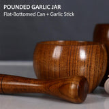 Wood Garlic Spice Crusher - Brown - Mortar and Pestle - Bamboo Wood - image 9