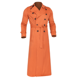 Funki Buys | Jackets | Men's Long Windbreak Trench Coat - Black - Windbreak Jacket / XXL / Polyester - image 19