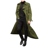 Funki Buys | Jackets | Men's Long Windbreak Trench Coat - Black - Windbreak Jacket / XXL / Polyester - image 13