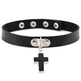 Unisex Hip Hop PU Leather Choker - PU Leather - image 37