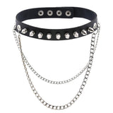 Unisex Hip Hop PU Leather Choker - PU Leather - image 16