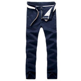 Men's Slim Fit Cargo Pant Mid-Waist Jeans - Sapphire Blue - Pants - 40 - Polyester Denim - image 26