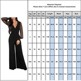 Women's Sassy Wide Leg Evening Pant Suit - Black - Wide Leg Evening Pant Suit - 3XL - Polyester Chiffon - image 24