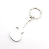 Novelty Guitar Violin Bottle Openers - Silver - 1 /  Guitar Bottle Opener - Medium - Alloy - image 13