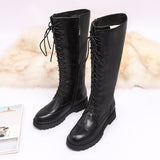 Women's Leather Winter Boots Sheep Skin - Black - Winter Boots - 12 B - Genuine Leather / Fleece - image 16