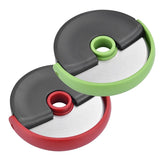 Stainless Steel Pizza Cutter Wheel - Bundle - Pizza Cutter Wheel Set of 2 - 4.33 x 0.79" - Stainless Steel - image 1