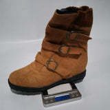 Funki Buys | Boots | Women's Buckled Suede Snow Ankle Boots - Gray : Suede Ankle Boot / 43 B / PU Suede Leather - image 37