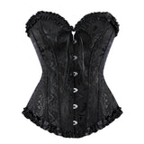 Women's Pretty Tutu Bustier Corset Sets - Black - 1 / Set - 7XL - Polyester - image 15