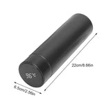 Water Bottle with LED Temp Display - Black - Smart Water Bottle - 500ml - Double Wall Stainless Steel - image 22