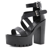 Funki Buys | Shoes | Women's Sexy High Chunky Heel Platforms