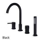 Bath Taps Luxury Brass Bath Shower Set - Gold - 1 / Brushed / Bath Faucet - Large - Stainless Steel - image 3