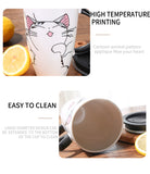 Large 20oz Ceramic Cat Mug + Spoon Lid - White - Pattern 1 / Cat Mug - 20oz - Porcelain - image 20