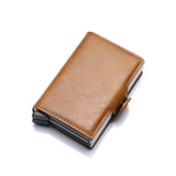 Unisex RFID 12 Card Popup Case - Auburn - RDID Popup Wallet - M - PU Leather - image 26