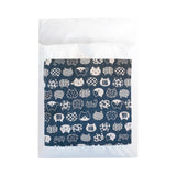 Cat Sleeping Bag Japanese Cat Bed - Blue/White - Cat Sleeping Bag - XL - Cotton - image 2