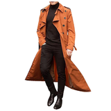 Funki Buys | Jackets | Men's Long Windbreak Trench Coat - Black - Windbreak Jacket / XXL / Polyester - image 16